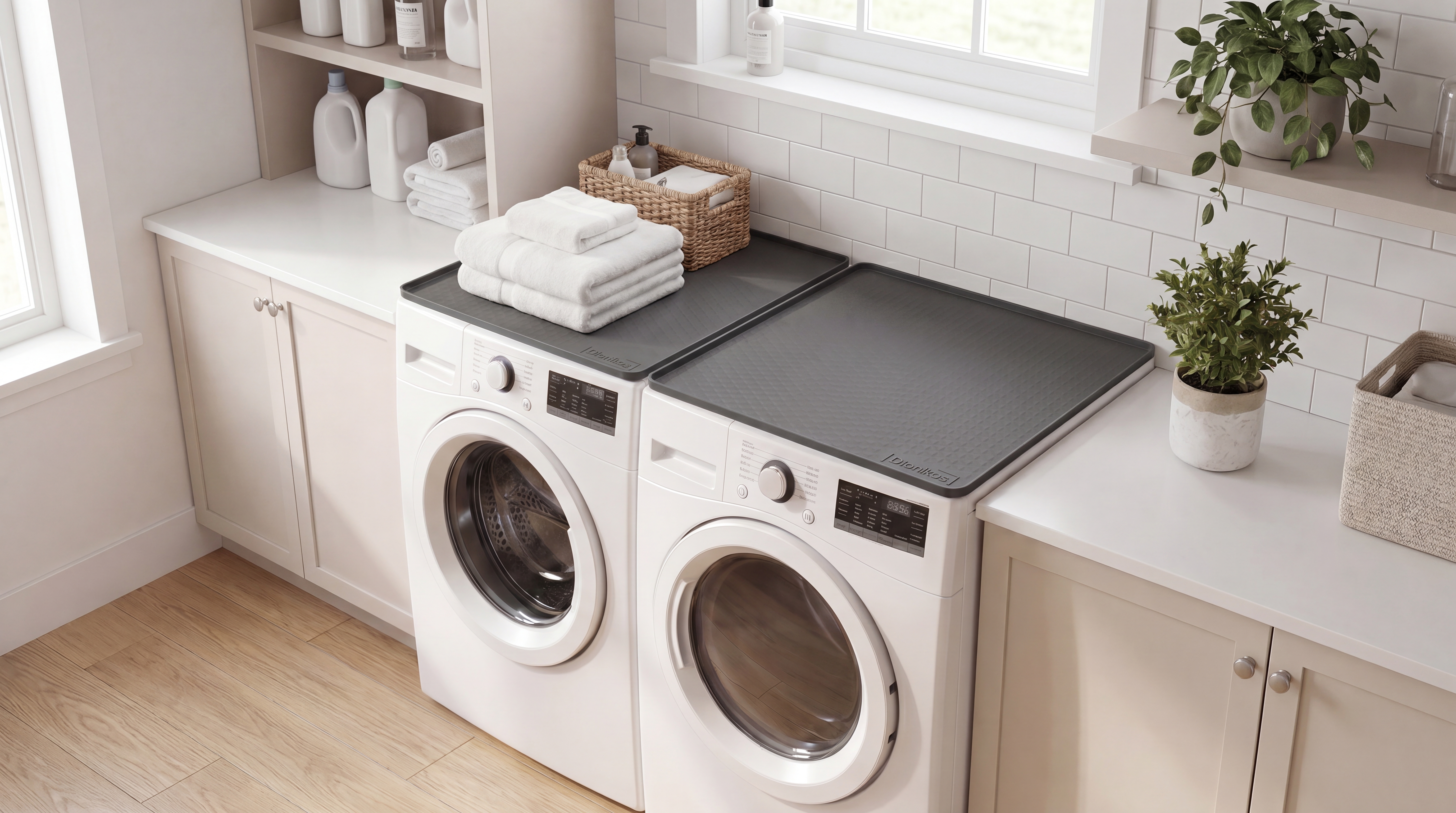 Two Piece Washer and Dryer Mats